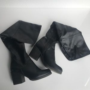 Steve Madden Over the Knee Black boot